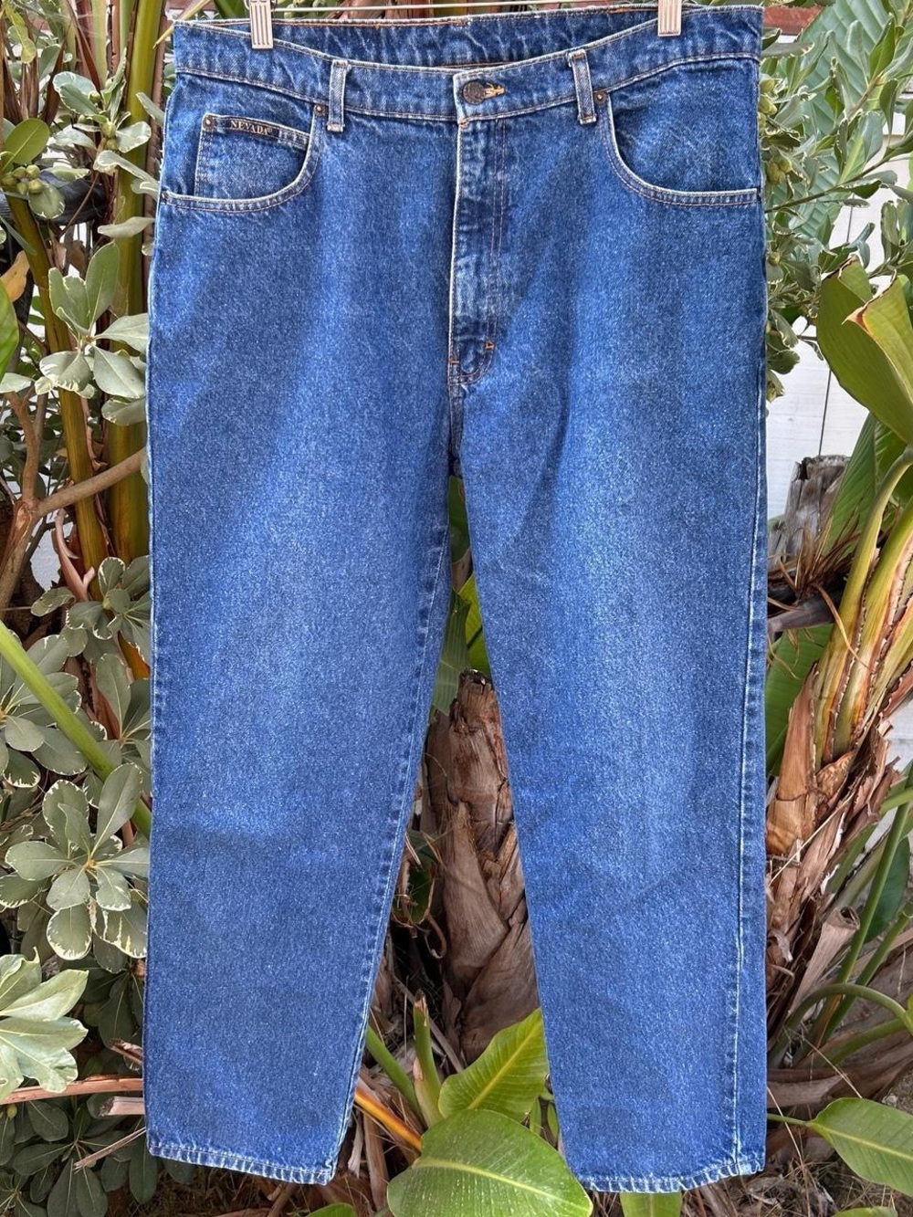 Vintage Y2K Nevada Denim Jeans 36x28 Blue Relaxed Straight Leg